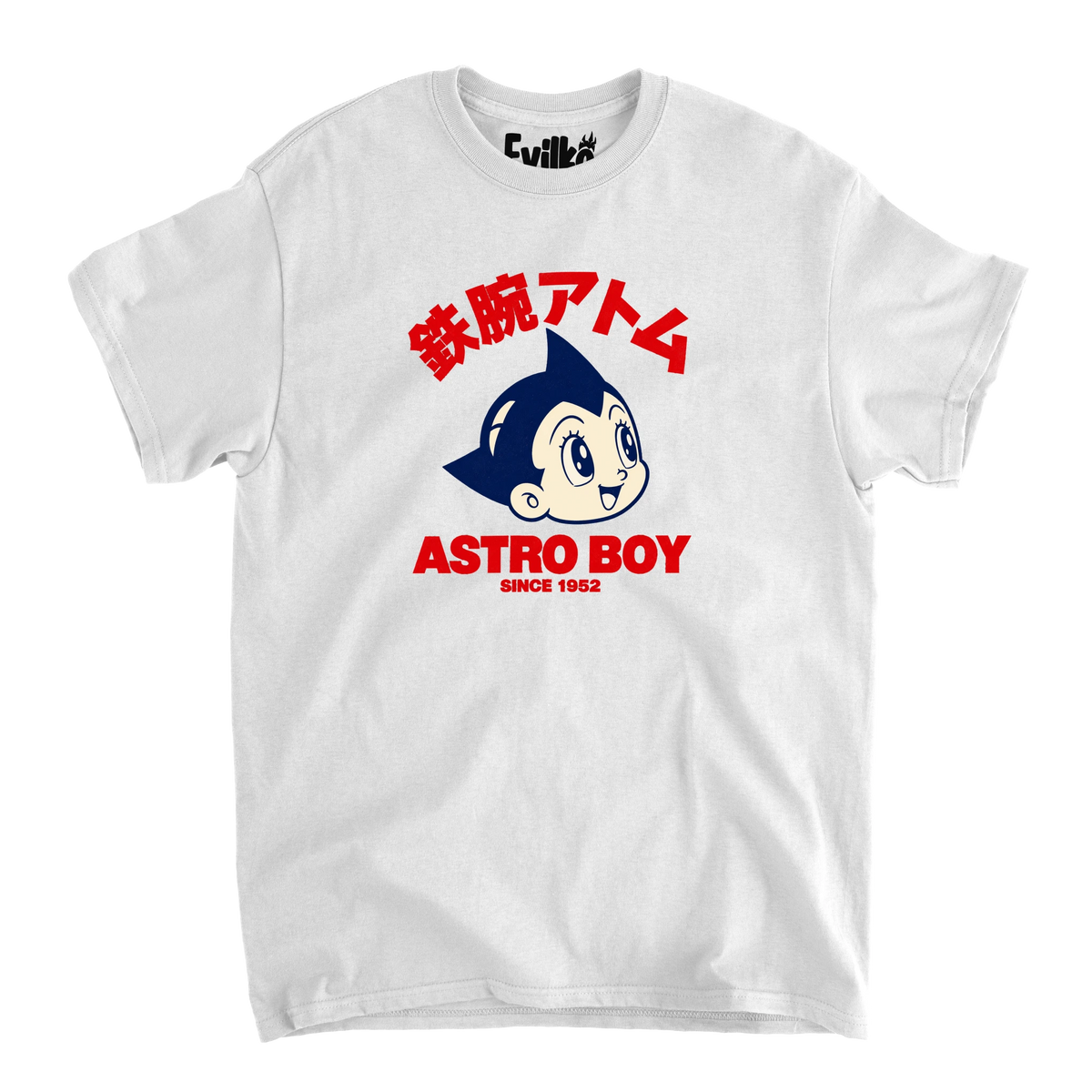 Astro Boy Retro — Mens Tee — White — Front