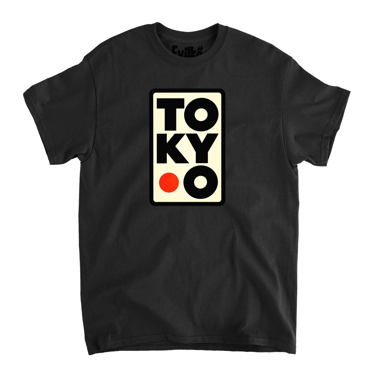 Tokyo — Mens Tee — Black — Front