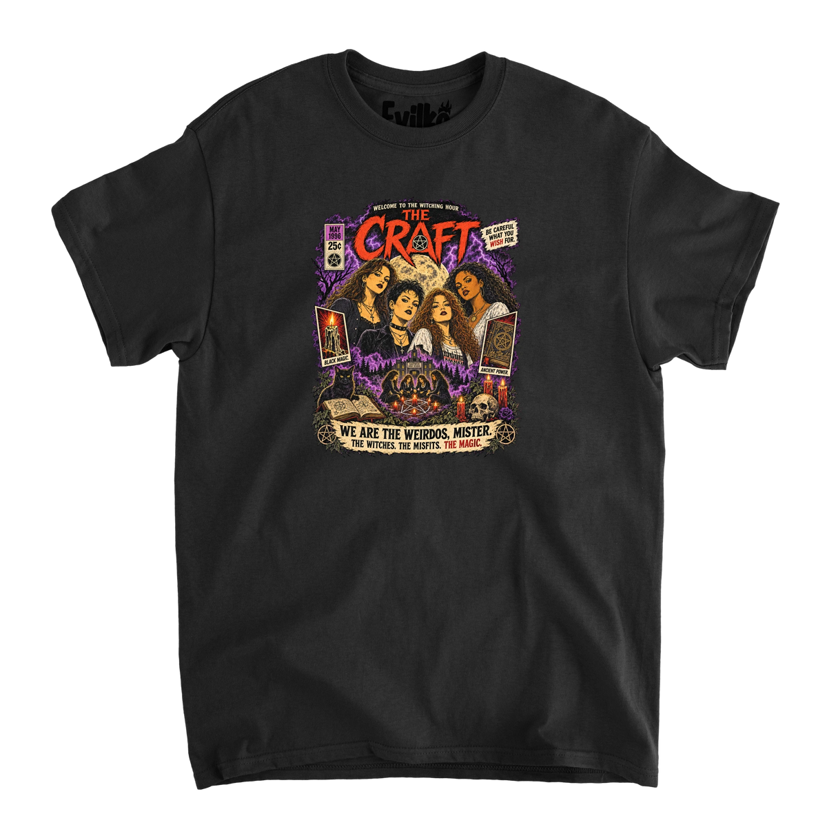 The Craft Witching Hour — Mens Tee — Black — Front