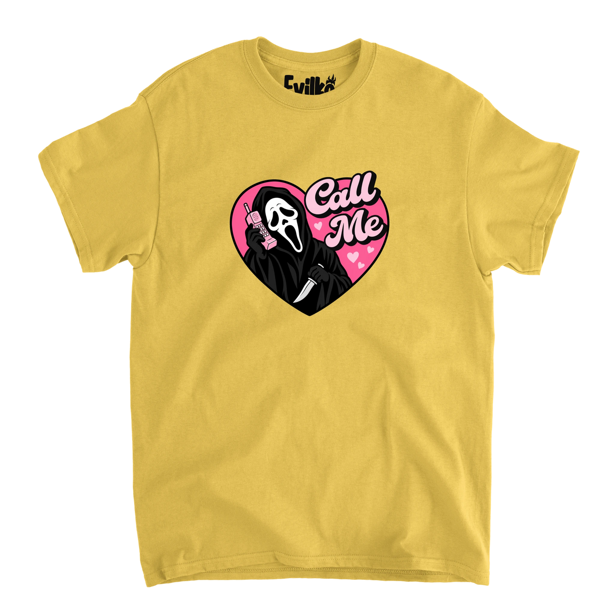 Call Me Ghostface — Mens Tee — Daisy — Front