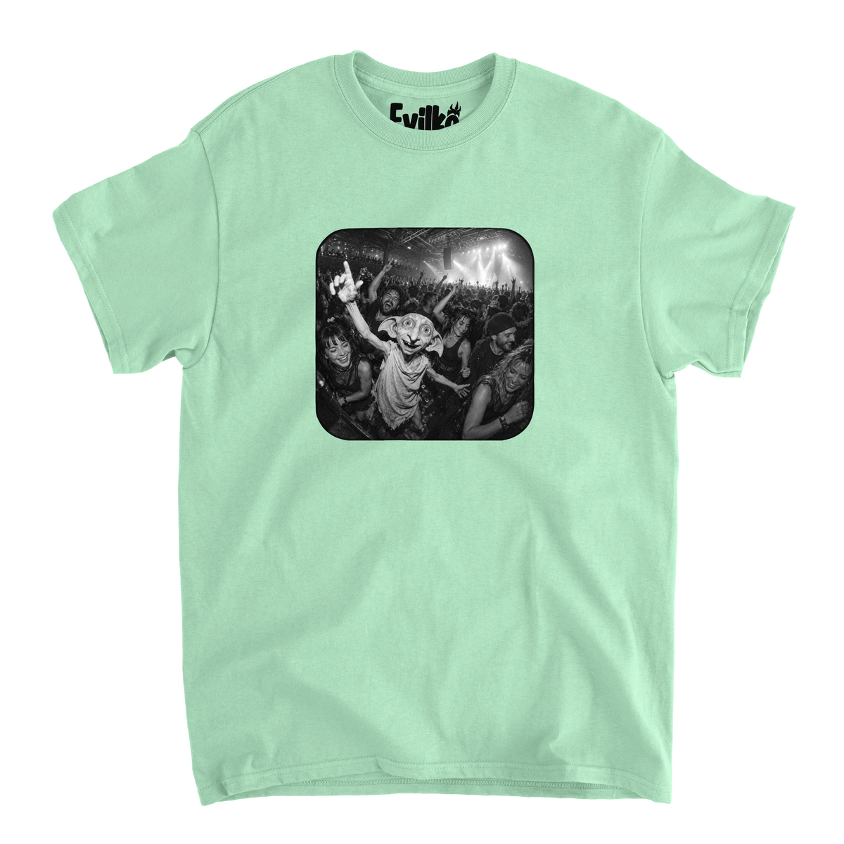 Dobby Concert Crowd — Mens Tee — Mint — Front