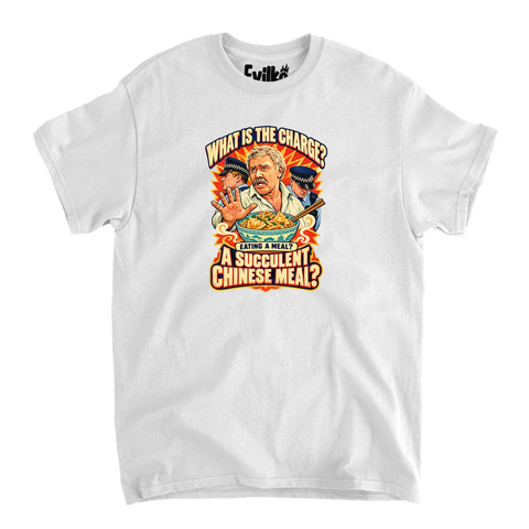 Succulent Chinese Meal — Mens Tee — White — Front