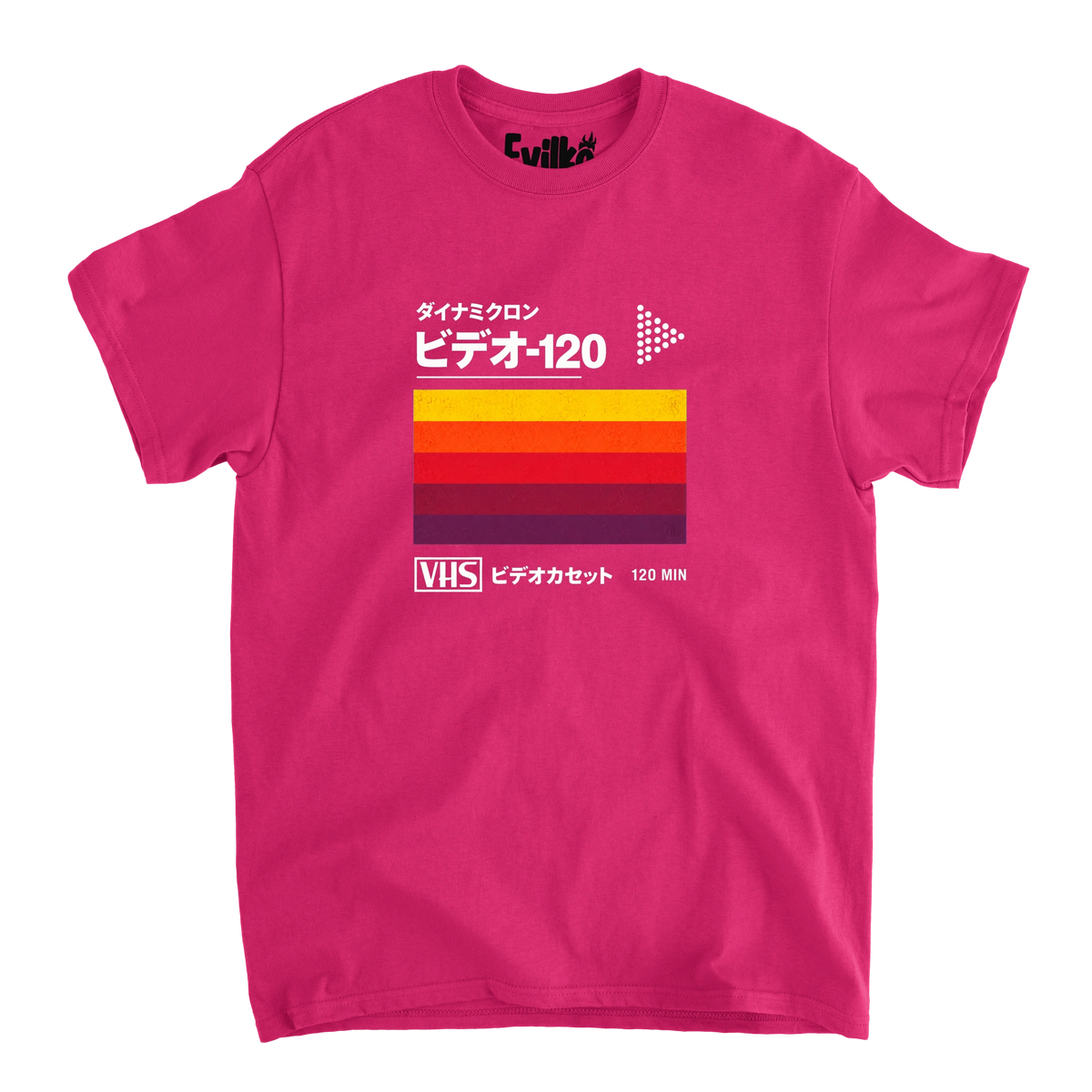 Japanese VHS Video 120 — Mens Tee — Heliconia — Front