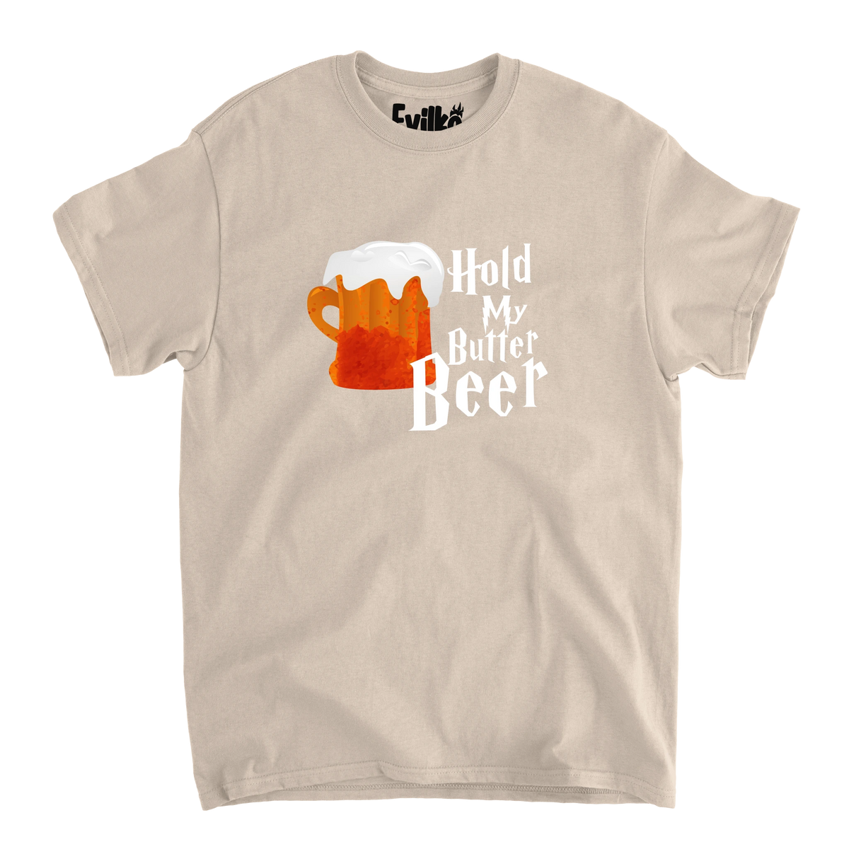 hold my butter bear — Mens Tee — Sand — Front