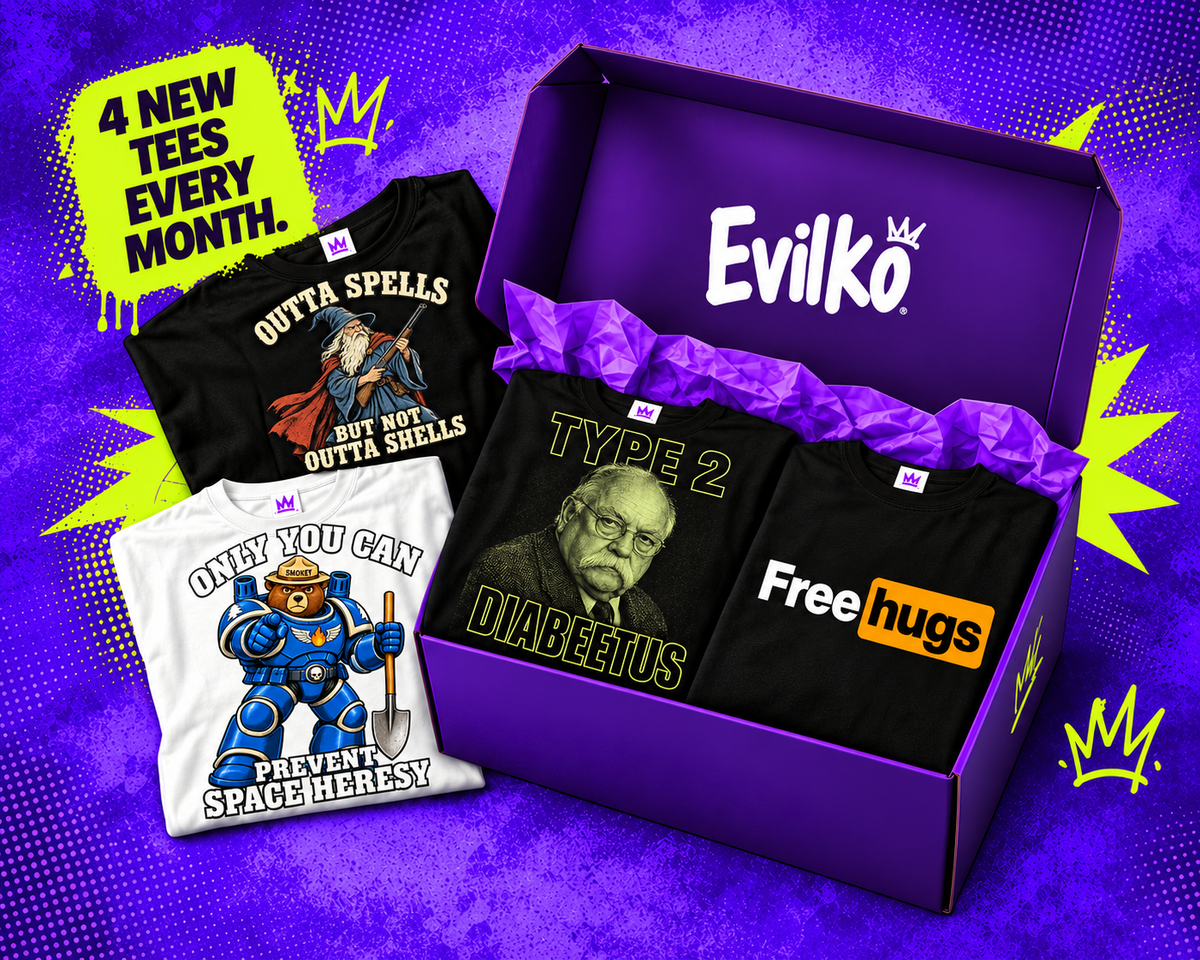 Evilko Monthly T-Shirt Box